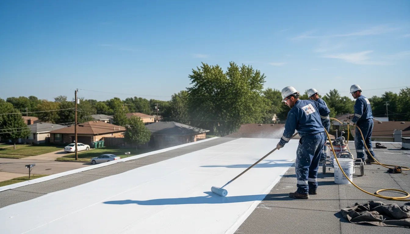 Commercial roof coating in Haw River, NC near me